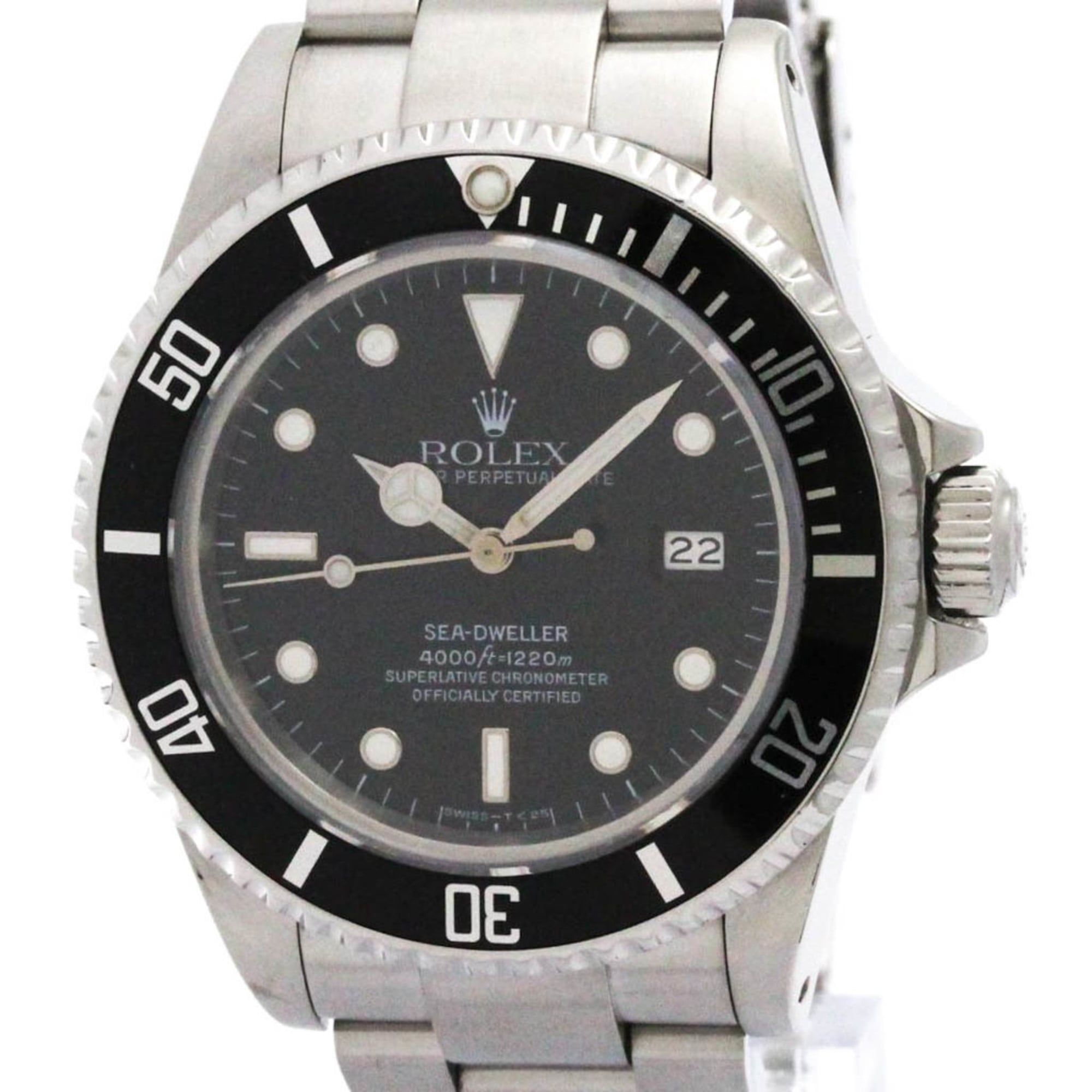 ROLEX Sea Dweller 16660 Stainless Steel Automatic Mens Watch Polished