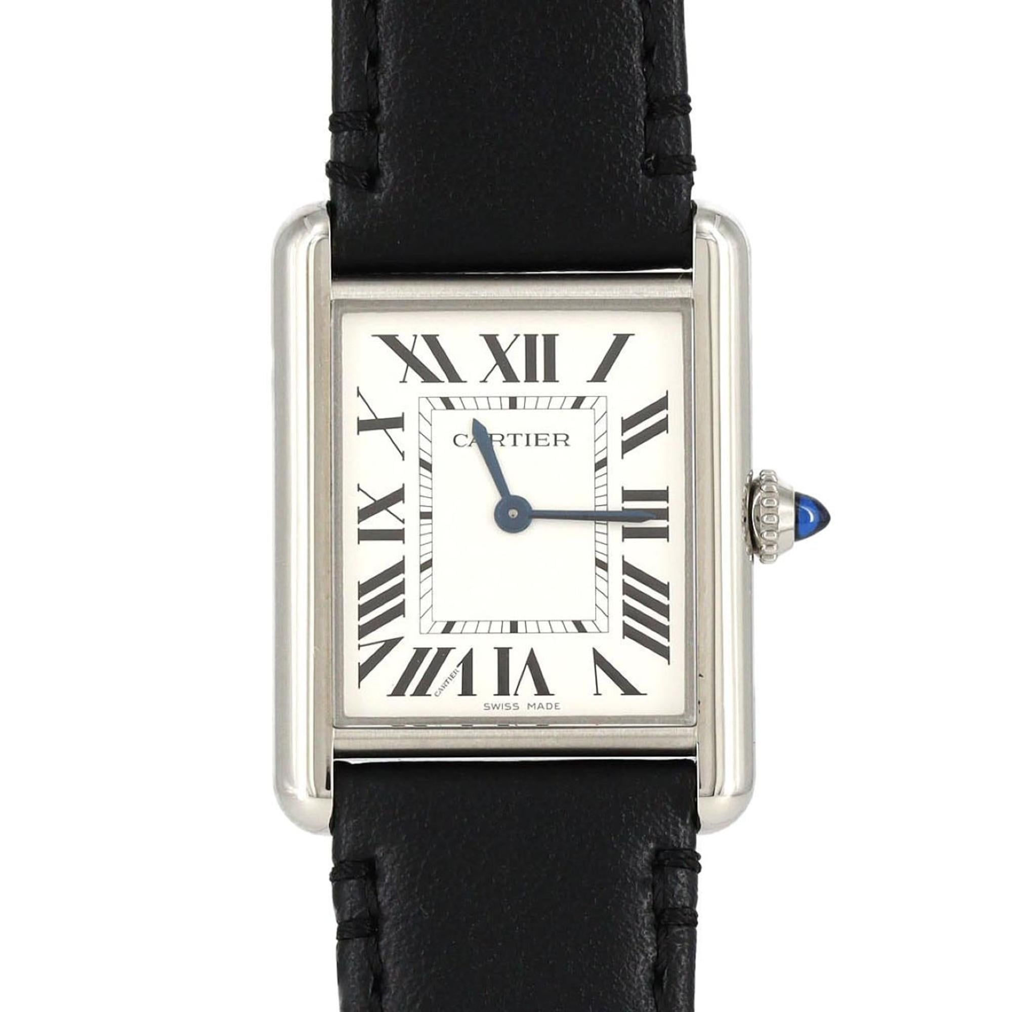 Cartier Tank Must LM WSTA0059 Stainless Steel Solar Quartz