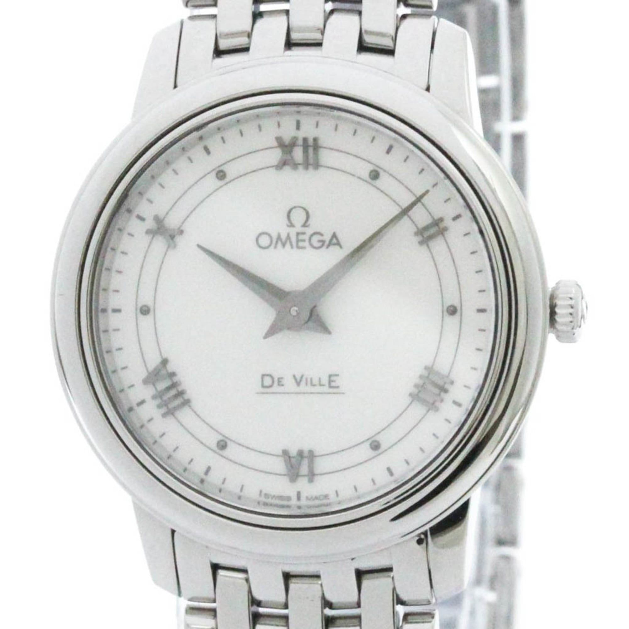 OMEGA De Ville Prestige Steel Quartz Ladies Watch 424.10.27.60.04.001