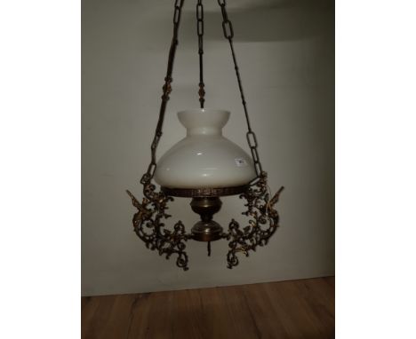 ELECTRIC HANGING LIGHT IN THE STYLE OF AN OIL LAMP