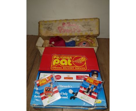 1 PELHAM PUPPET AND A POSTMAN PAT BADGES