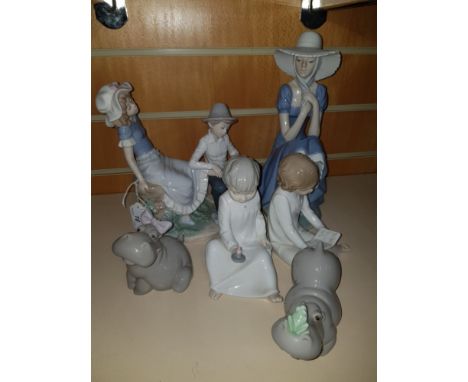 6 ASSORTED NAO FIGURES