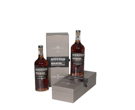 AUCHENTOSHAN SINGLE MALT SCOTCH WHISKY, DISTILLERY CASK BOTTLING, exclusive edition only available to visitors of Auchentosha