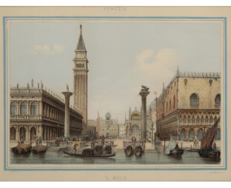 LEFEVRE AFTER G. B CECCINI, G. PIVIDOR AND T. VIOLA 'Vedute Dei Principali Monumenti Di Venezia' A set of twelve views of Ven