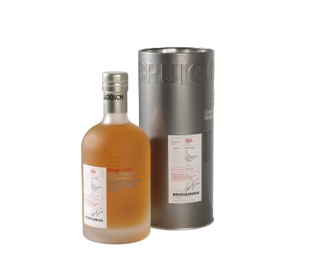 BRUICHLADDICH SINGLE MALT SCOTCH WHISKY, MICRO PROVENANCE, AGED 9 YEARS, 2004, Cask 1527, Sauternes full term cask, online ex