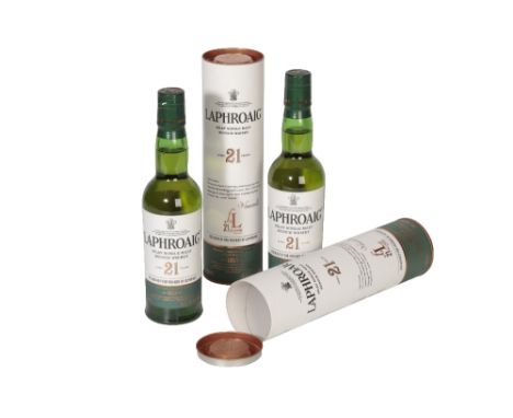 LAPHROAIG SINGLE MALT SCOTCH WHISKY, AGED 21 YEARS, limited edition release to celebrate the 21st anniversary of the Friends 