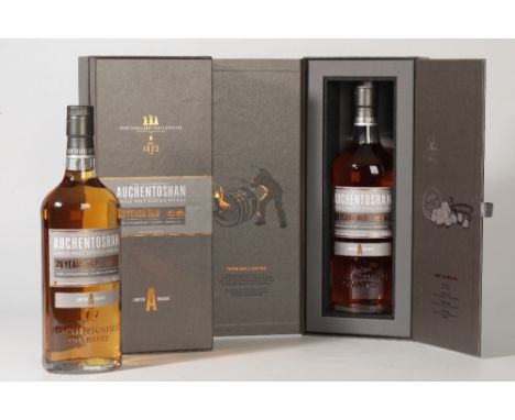 AUCHENTOSHAN SINGLE MALT SCOTCH WHISKY, AGED 21 YEARS, limited release, Dalmuir, Dumbartonshire, 70cl, 43% vol, 2 btls, in ca