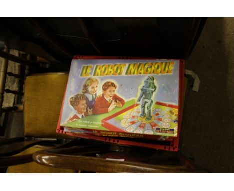 A box of Magic Robot games 