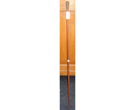 Victorian gentleman's 'poaching' walking cane/swagger stick converting to a 7ft 5" fly fishing rod (ferrule missing)