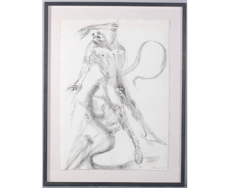 Elisabeth Frink (1930 - 1993), Spinning Man V, lithograph, signed in pencil, dated '65, numbered 56/65, sheet 80cm x 57cm, fr