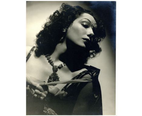 GEORGE HURRELL (1904-1992), Jane Russell vintage gelatin silver print, c.1945, photographers blindstamp, image 27.3cm x 34.7c