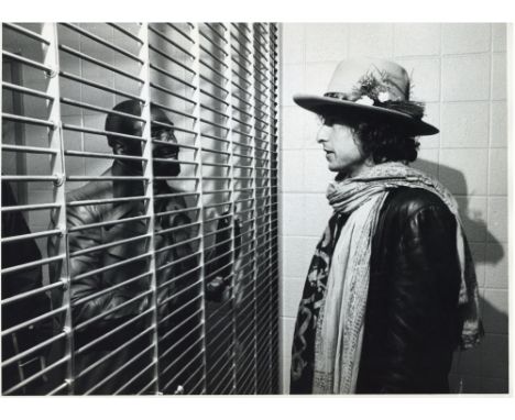 KEN REGAN Bob Dylan and Hurricane Carter, 1975, gelatin silver print, printed no later than August 1976, verso stamps 'Stern 