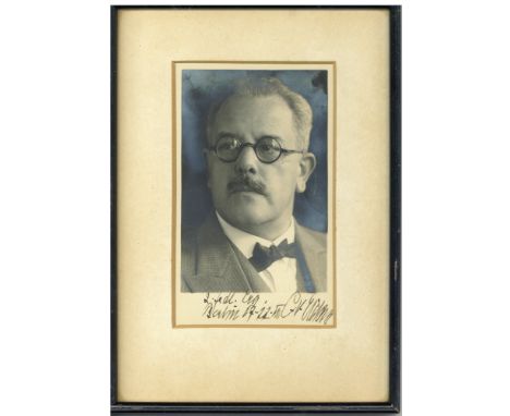 TRANSOCEAN NEWS SERVICE, Portrait of Professor Carl von Eicken, Berlin, 1936 or earlier, framed gelatin silver portrait of Pr