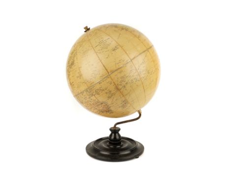 A 13.5in Terrestrial Desk Globe, dated 1958, English, marked 'Philips Challenge Globe, Scale 1:37,500,00, London Geographical