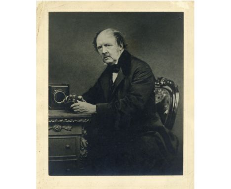 JOHN MOFFAT (1819-1894) Henry Fox Talbot, Carbon print c.1939 printed by Harold White from the original 1864 collodion wet-pl