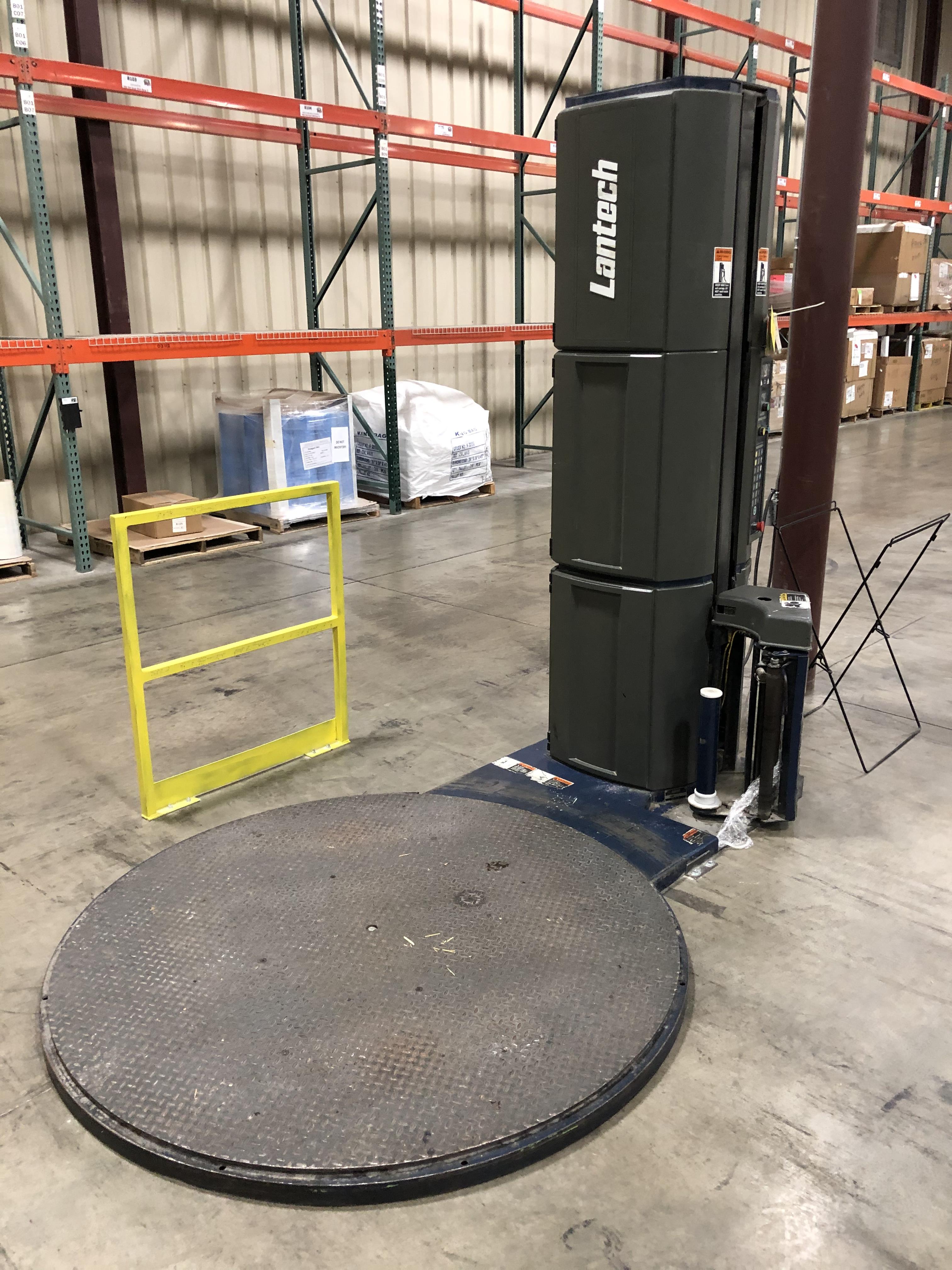 Lantech Stretch Wrapper, Q Series SemiAutomatic Stretch Wrapping System