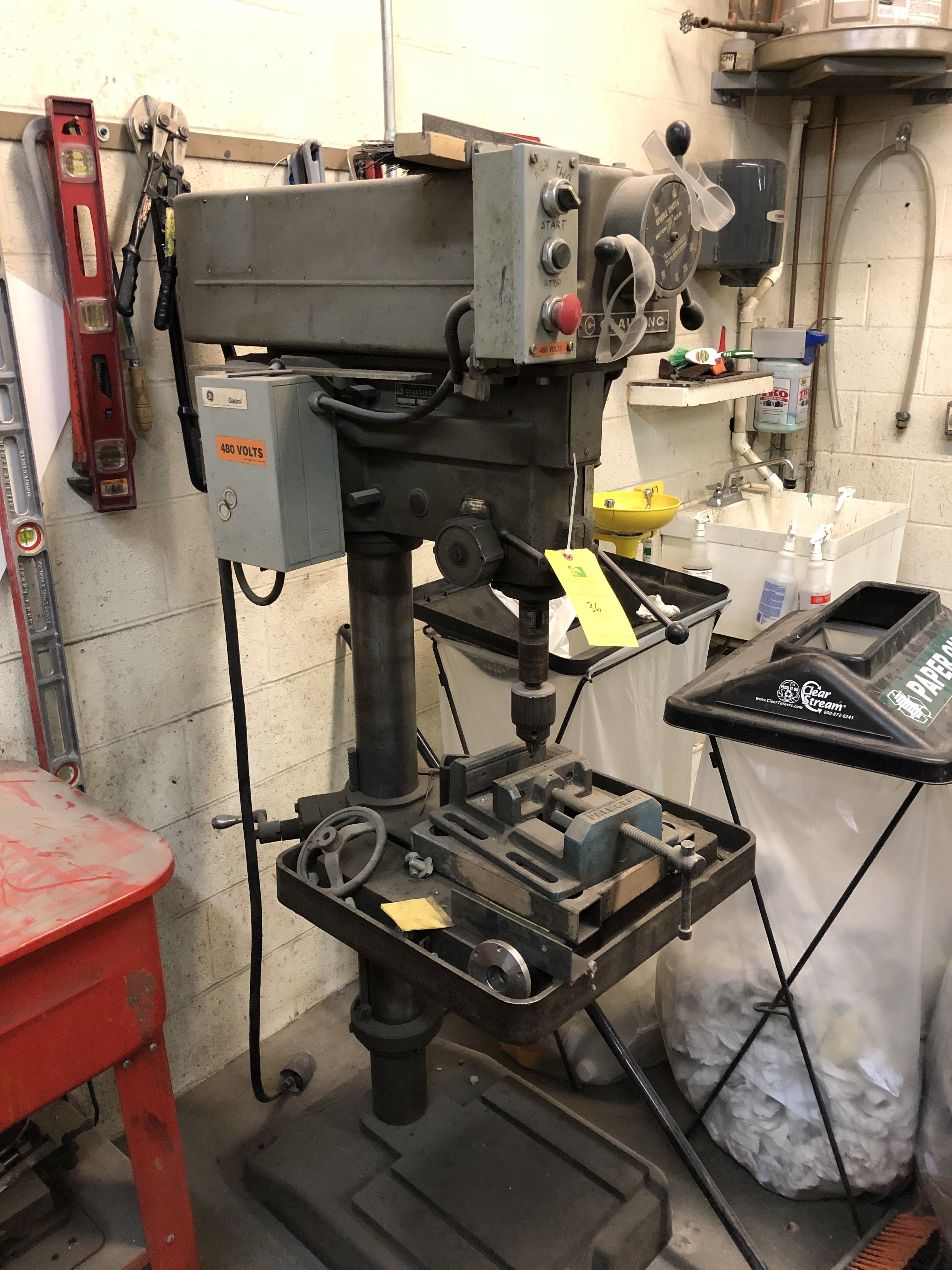 Clausing Drill Press, Model# 2274, Serial# 511519, 208-220/440V