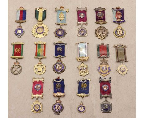 for the Royal Antediluvian Order of Buffalo examples, comprising a Sir Richard Trace Lodge no. 3041, Pheonix Lodge no. 3656, 
