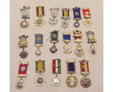 for the Royal Antediluvian Order of Buffalo examples, comprising a Grand Lodge, dated 1922, a Crown &amp; Comrades Lodge, dat