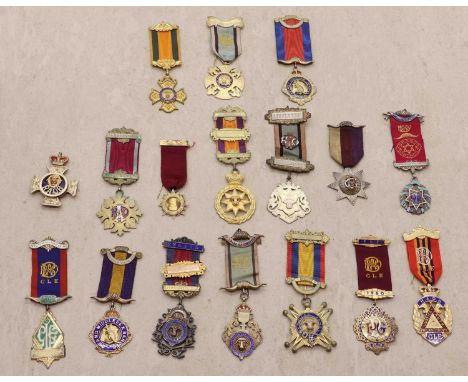 for the Royal Antediluvian Order of Buffalo examples, comprising two Rose Alice Lodge no. 51, Bodega Lodge no. 8019, Ye Olde 