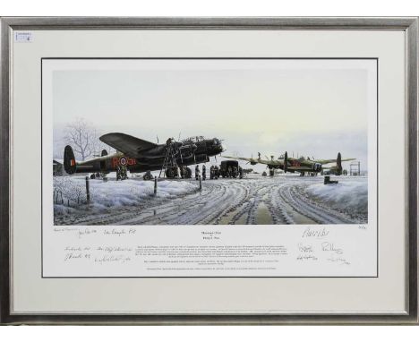 ROYAL AIRFORCE INTEREST, COLLECTION OF SIGNED LIMITED EDITION PRINTS, comprising Maximum Effort by Philip E. West (depciting 
