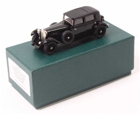 Brooklin Models 1/43rd scale white metal model of a 1930 Bentley 8-Litre Chassis No.YF 5002 Coachwork by H.J.Mulliner, finish