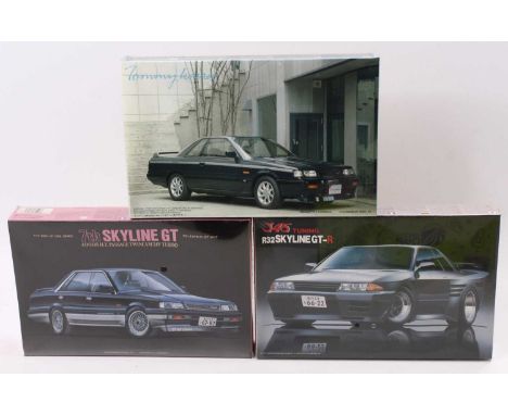 FUJIMI 1.24 scale, ID112 1988 ‘Tommikiara M30’ Nissan Skyline GT, SK150 1988 Nissan Skyline R32 GT-R ‘345 Tuning &amp; ID43 1