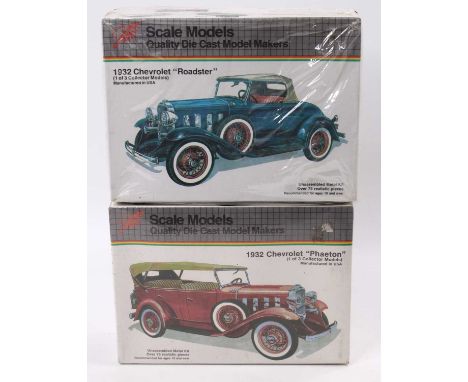 ERTL 1.20 scale, Diecast metal/plastic kit, 1987 issue ex Hubley 1960 kits, 4002 1932 Chevrolet 4.dr “Pheaton” inc Full detai