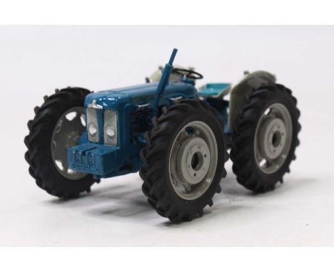 Fordson County Super 4 1/32 scale handbuilt white metal and resin model in a dark blue body, 1/32nd scale