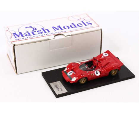A Marsh Models No. MM199 1/43 scale factory hand built model of a Ferrari 350P4, as driven by Brown at Bathurst comprising of