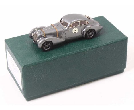 Brooklin Models 1/43rd scale white metal model of a LDM 105B 1939 Embiricos Bentley 1949 Le Mans No.6 Racing Car, finished in