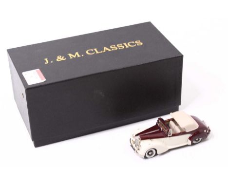 J&amp;M Classics 1/43rd scale Alvis 12-70 Drophead in Maroon &amp; Cream with open roof, numbered 115 in original box