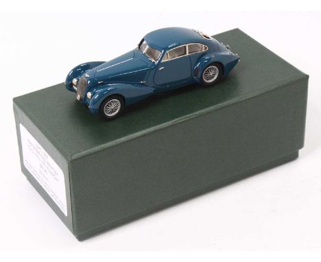 Brooklin Models 1/43rd scale white metal model of a LDM 105E 1939 Embiricos Bentley, Circa 1951-1971 road car, finished in bl