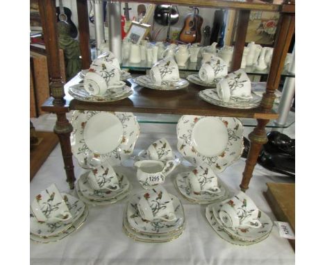 A 38 piece Standard China Tudor shape tea set.