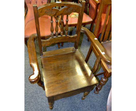 A 19th century mahogany commode c.1890