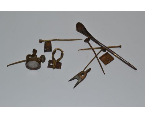 Antiquities - Roman cloak pins etc
