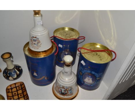 Bells Old Scotch Whisky commemorative decanter to celebrate the 90th Birthday of Her Majesty Queen Elizabeth The Queen Mother