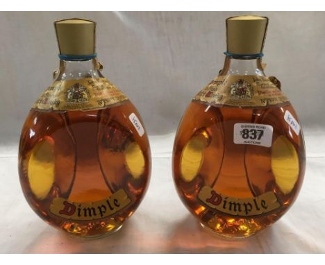 2 BOTTLES OF DIMPLE OLD BLENDED SCOTCH WHISKY