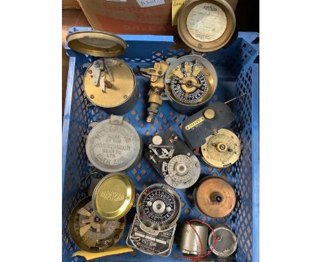 CARTON WITH TIME SWITCHES, SOME COMPLETE &amp; 1 GAS TIMER