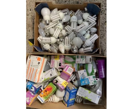 2 CARTONS OF ELECTRIC LIGHT BULBS