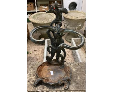 CAST IRON UMBRELLA STICK STAND