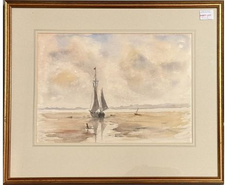 Kenneth Mackrill (British, 20th century) Six watercolours, all gilt framed, comprising: 1. 'Yorkshire Moors', signed and date