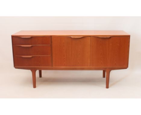 A teak sideboard by H. McIntosh &amp; Co of Kirkcaldy, Scotland - c.1973, date stamped 'Apr 1973' to underside of drawers, me