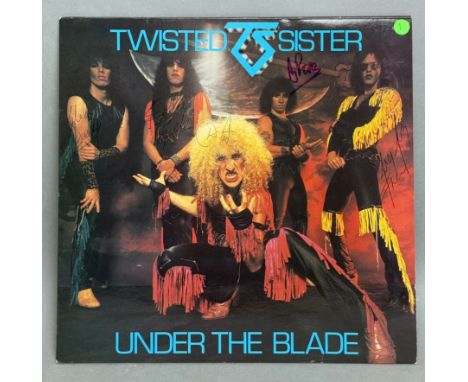 Autographs / Vinyl - Twisted Sister fully signed album, signed by all 5 members on the front sleeve. Provenance: consigned by