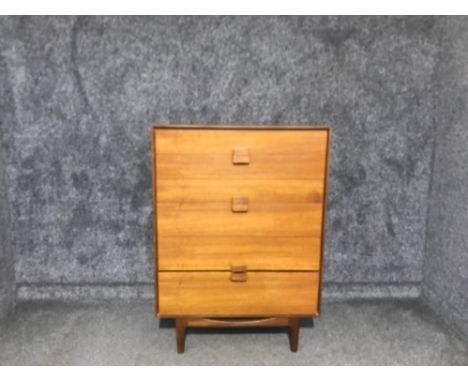Ib kofod larsen g plan danish teak chest of drawers height 107 x width 76 x depth 46cm