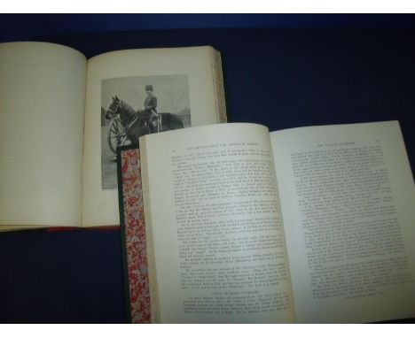 The British Army by Cooper-King in 2 half leather bound volumes, published by Cassell &amp; Co Ltd 