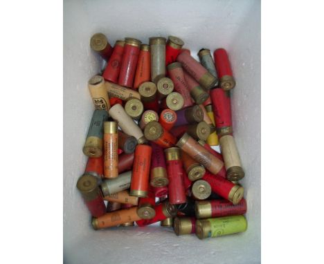 Collection of vintage collectable type shotgun cartridges, mostly 12 &amp; 20 bore, various manufactures including scarce exa