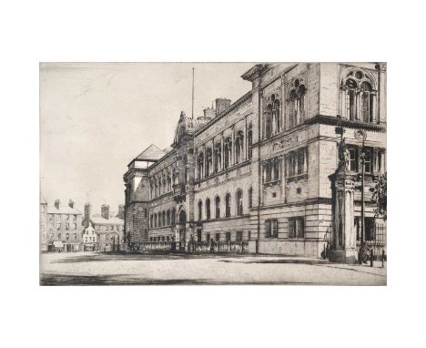 Wilfred Crawford Appleby, Edinburgh University Medical College, etching, signed and titled in pencil,plate 22.5 x 34.5cm.