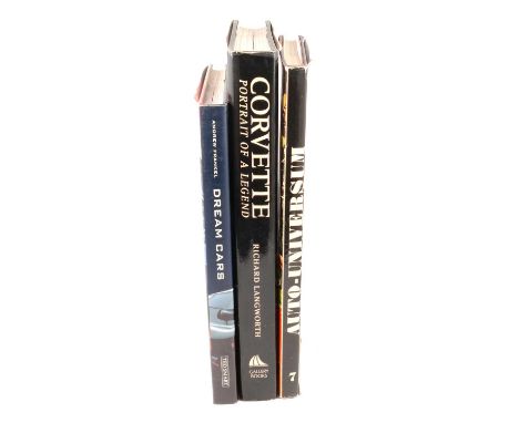 Seventeen automobile interest books, including Automobile Year issue 14; Auto-Universum 1964; Formula 1 yearbook 1997-98; and