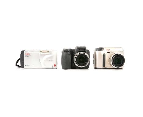 Three boxes of vintage cameras and accessories including Polaroid 1000 land camera, with origal carry case and booklet; other